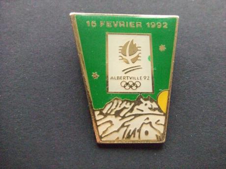 Olympische Spelen Albertville 16-02-1992 groen